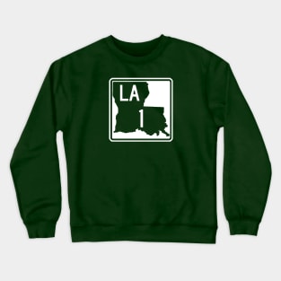 LA 1 - White Crewneck Sweatshirt